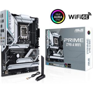 ASUS PRIME Z790-A WIFI w/ DDR5, PCIe 5.0 Slot, 4x M.2 Slots, 7.1 Audio, 2.5Gb LAN, Wi-Fi 6E, BT 5.2