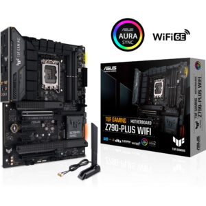 ASUS TUF GAMING Z790-PLUS WIFI w/ DDR5-7200(OC), PCIe 5.0 Slot, 4x M.2 Slots, 7.1 Audio, 2.5Gb LAN, Wi-Fi 6E, BT 5.2