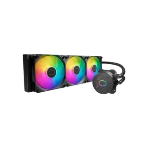 CoolerMaster MasterLiquid 360L Core 360mm Close-Loop AIO Liquid Cooler, ARGB Sync, Gen S Coldplate Pump, 120mm PWM, CryoFuze 14W/mK, AMD Ryzen AM5/AM4, Intel LGA 1700/1200 (MLW-D36M-A18PZ-R1)