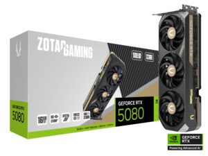 ZOTAC GAMING GeForce RTX 5080 SOLID CORE ZT-B50800D2-10P