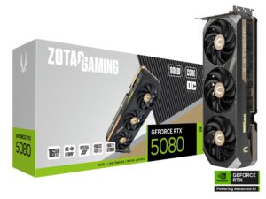ZOTAC GAMING GeForce RTX 5080 SOLID CORE OC ZT-B50800J2-10P