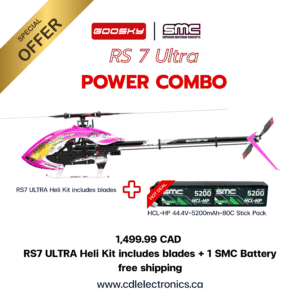 Goosky RS7 Ultra Helicopter Combo with SMC Battery