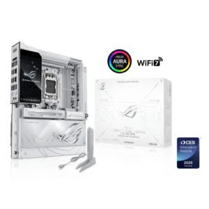 ASUS ROG CROSSHAIR X870E GLACIAL AMD X870 AM5 DDR5 E-ATX Wi-Fi 7 Motherboard