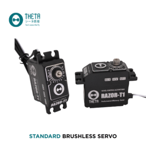 THETA RAZOR-T1 (BLACK) Brushless Servo, High voltage